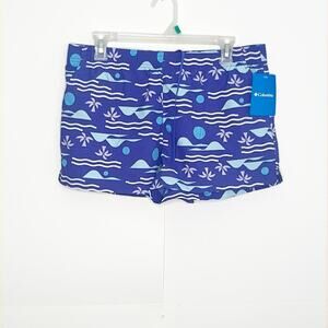 Womens Columbia Printed Shorts Size Medium